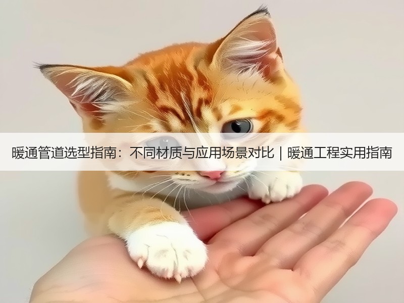 暖通管道选型指南：不同材质与应用场景对比｜暖通工程实用指南