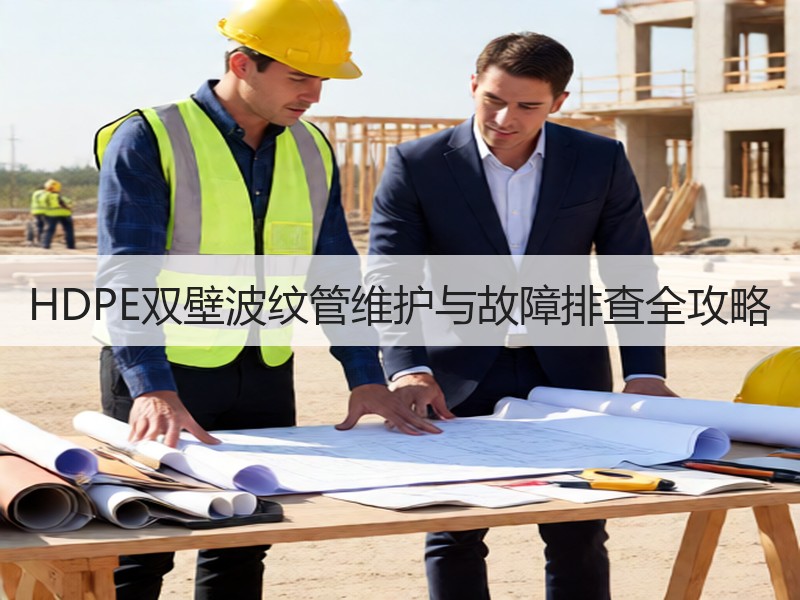 HDPE双壁波纹管维护与故障排查全攻略
