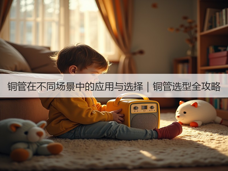 铜管在不同场景中的应用与选择｜铜管选型全攻略