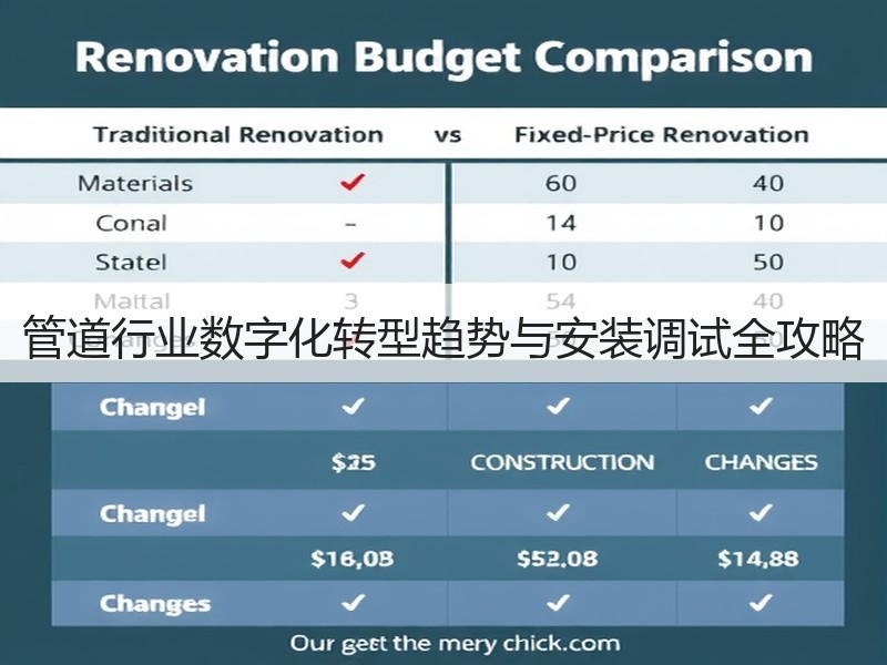 管道行业数字化转型趋势与安装调试全攻略