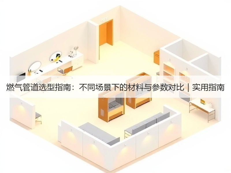 燃气管道选型指南：不同场景下的材料与参数对比｜实用指南