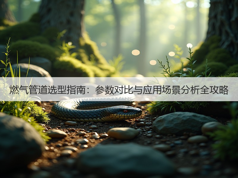 燃气管道选型指南：参数对比与应用场景分析全攻略