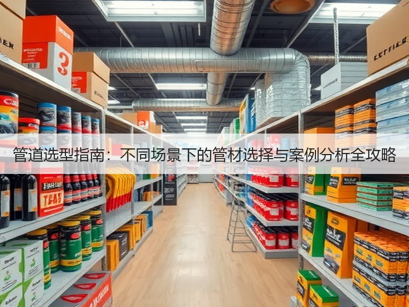管道选型指南：不同场景下的管材选择与案例分析全攻略