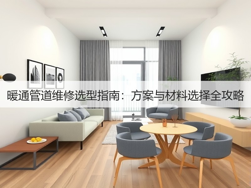 暖通管道维修选型指南：方案与材料选择全攻略