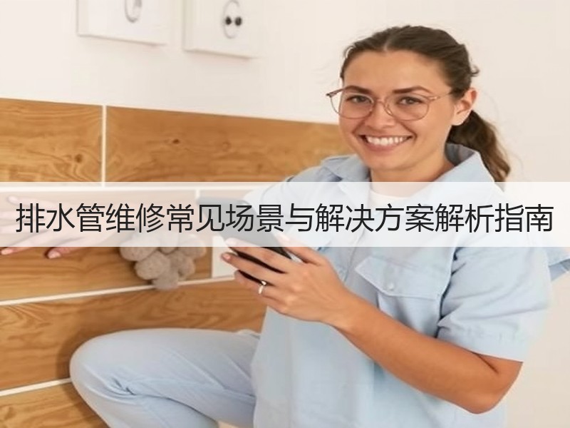 排水管维修常见场景与解决方案解析指南