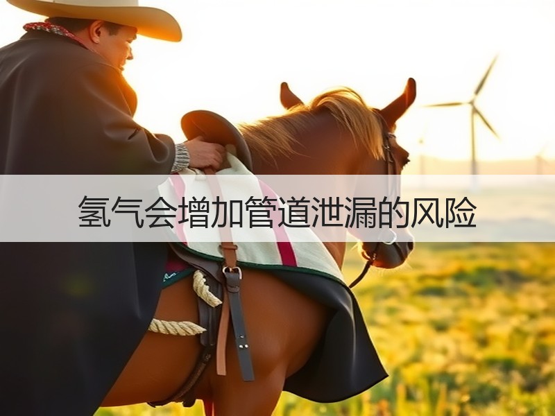 氢气会增加管道泄漏的风险