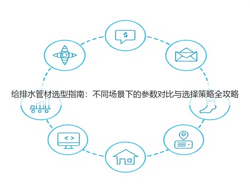 给排水管材选型指南：不同场景下的参数对比与选择策略全攻略