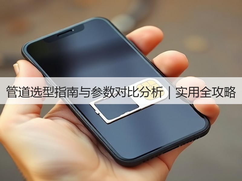 管道选型指南与参数对比分析｜实用全攻略