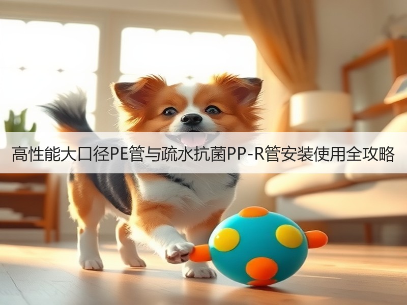 高性能大口径PE管与疏水抗菌PP-R管安装使用全攻略