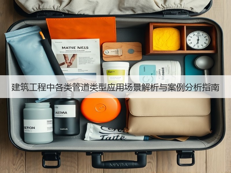 建筑工程中各类管道类型应用场景解析与案例分析指南