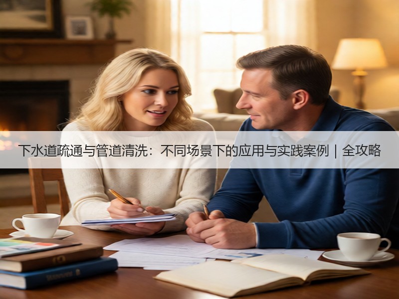 下水道疏通与管道清洗：不同场景下的应用与实践案例｜全攻略
