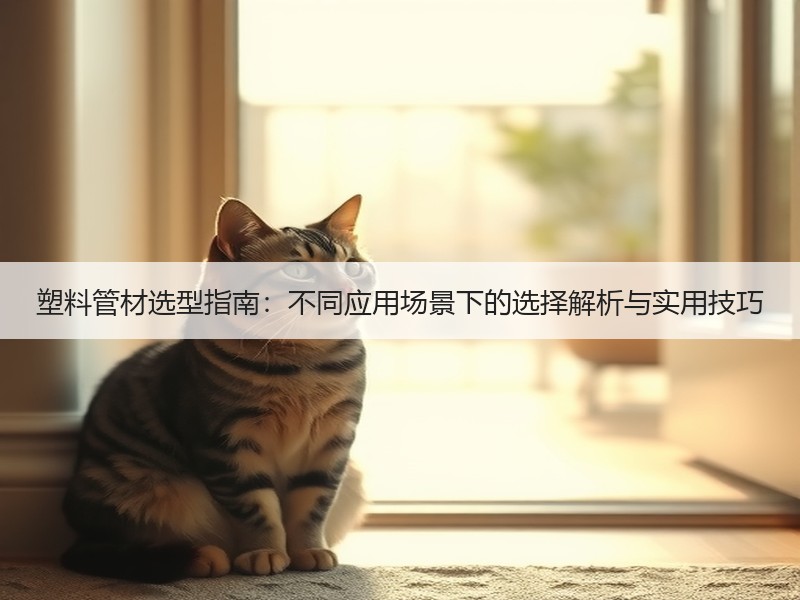 塑料管材选型指南：不同应用场景下的选择解析与实用技巧